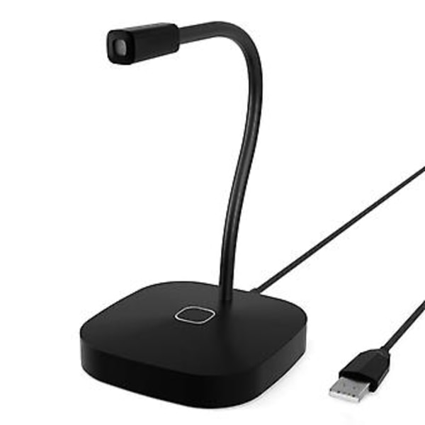 USB Laptop Mikrofon Skrivbordsröstmikrofon Hög Känslighet Svanhals Talmikrofon