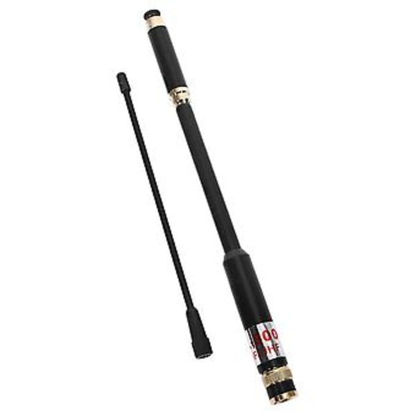 Al800 Uhf Vhf Teleskopisk Bnc Antenn Hög För Bärbar Tvåvägsradio Tk-208 Tk- För Icom Walkie Tal