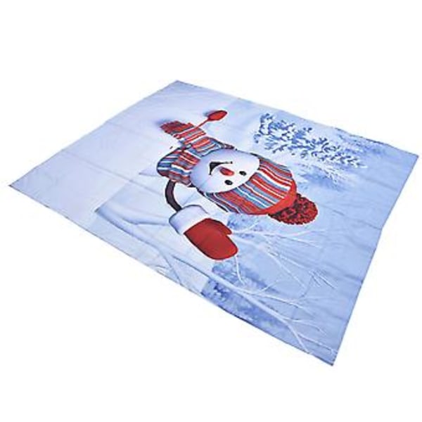 Digitaltryck Mörkläggningsgardin Snögubbe Mönster Rullgardin Fönster Draperier för Sovrum Vardagsrum 170x200cm Julstil 4