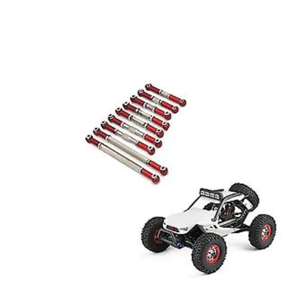 Metalliset etu- ja takatukivarren vivustot Servo Link ohjaustanko sarja 12429 1/12 Rc auton päivitysosille A