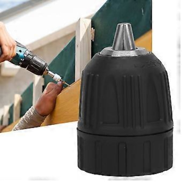 Borrfoder med plastkåpa 0,8-10mm 3/8-24UNF + 1/4 Hexhuvud 3/8 Gängförlängningsstång