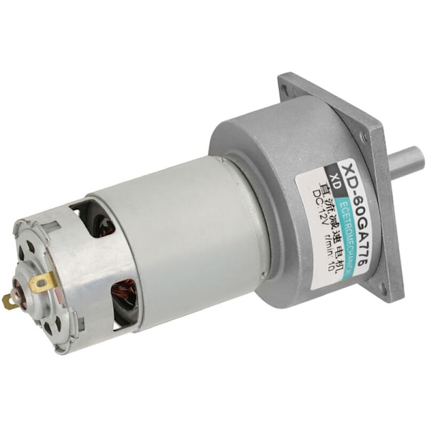 35W mikro DC-metallivaihdemoottori säädettävällä nopeudella CW/CCW (12V 10rpm)