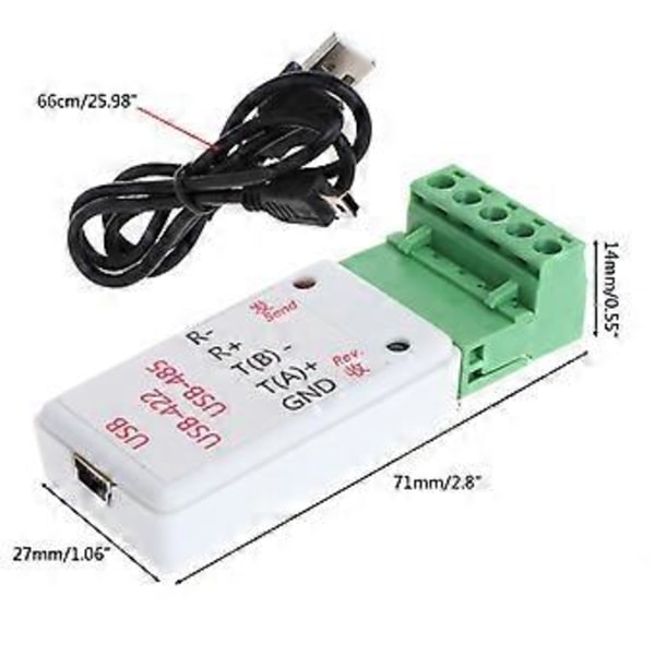 CH340B USB - RS485 RS422 Sarjaliikennemoduulin Muunninadapterikaapeli