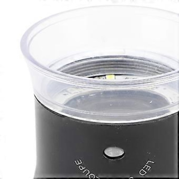 30X Sylinterimäinen Suurennuslasi USB-latauksella, LED UV-valoilla elektronisille komponenteille, kankaille ja tekstiileille