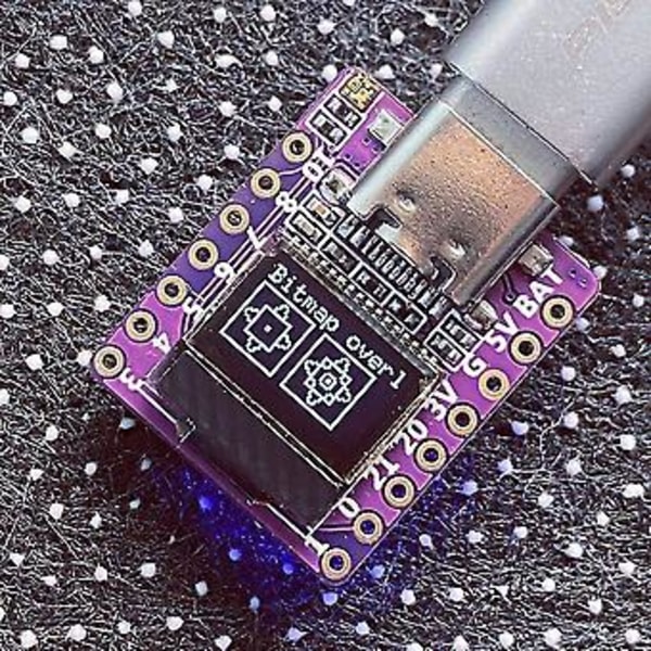 Esp32 C3 Kort Med 0.42 Tums Lcd Risc-v Tand S För Microprython Expans