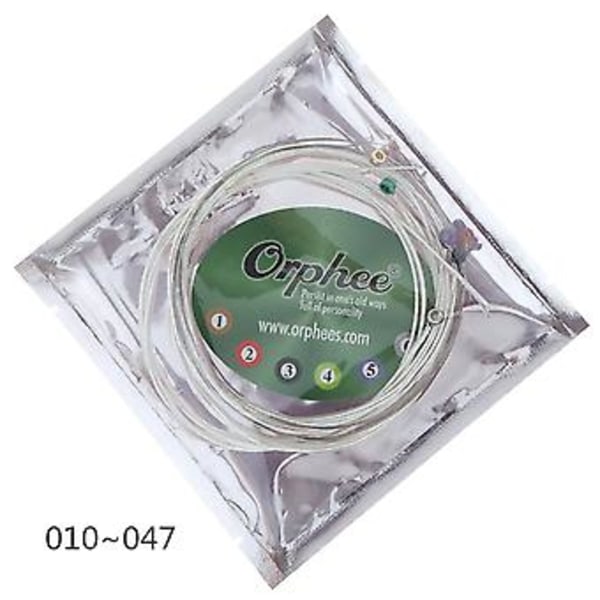 6 stk./sæt Acoic Guitarstrenge Anti-r Hexagonal Core+8% El Li