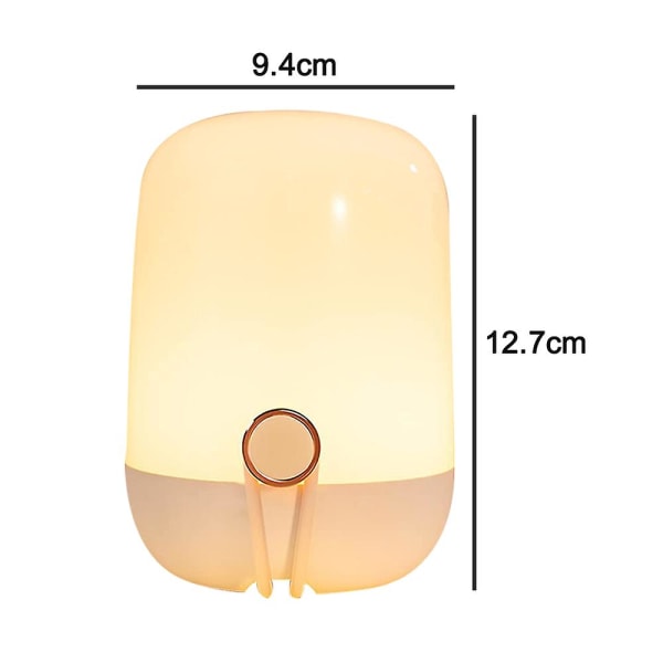 Nattlampe til børn, berøringsstyret genopladelig baby-nattlampe, farveskiftende natbordslampe - ammelampe til baby