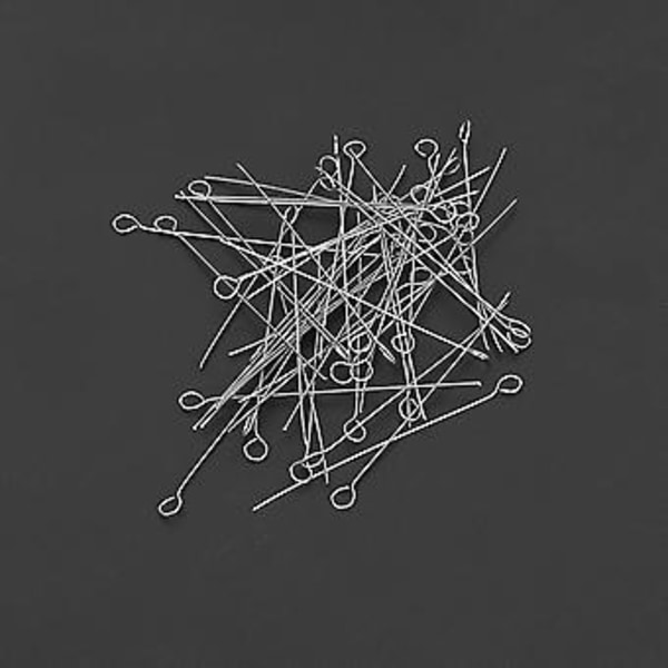 50 st Återanvändbara Inokuleringsöglehållare Nickrom Nålspetsar Inokulering för Laboratorium (3mm)