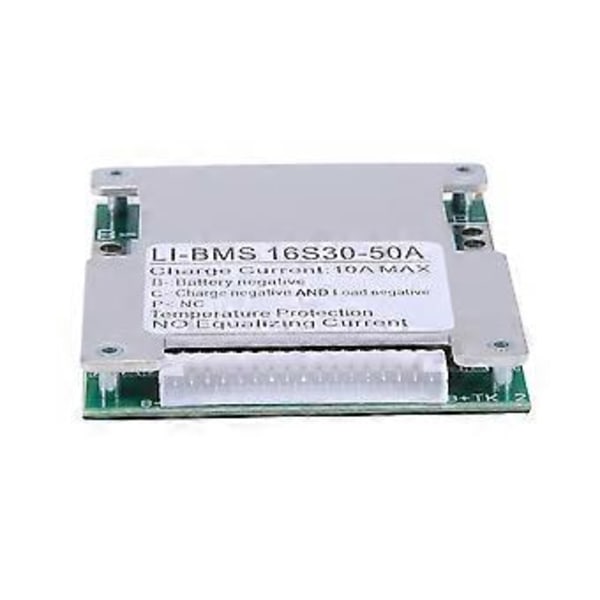 16S 60V 50A Lithium Batteri Oplader Beskyttelseskort BMS Strømbatteri Beskyttelseskort