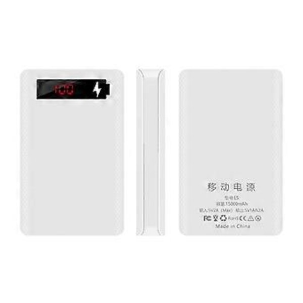 L5 LCD-skärm 5x18650 Batteri för Fodral Powerbank för Skal Laddbox Utan