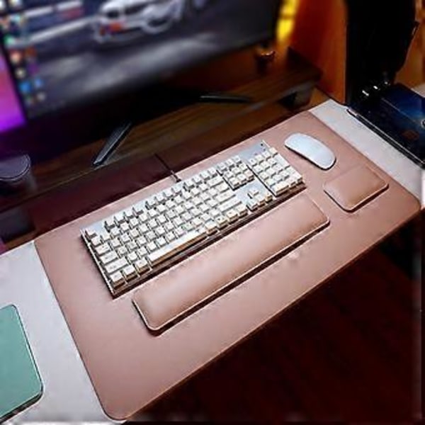 Tastatur- og musematte med håndleddsstøtte, komfortabel skrivematte