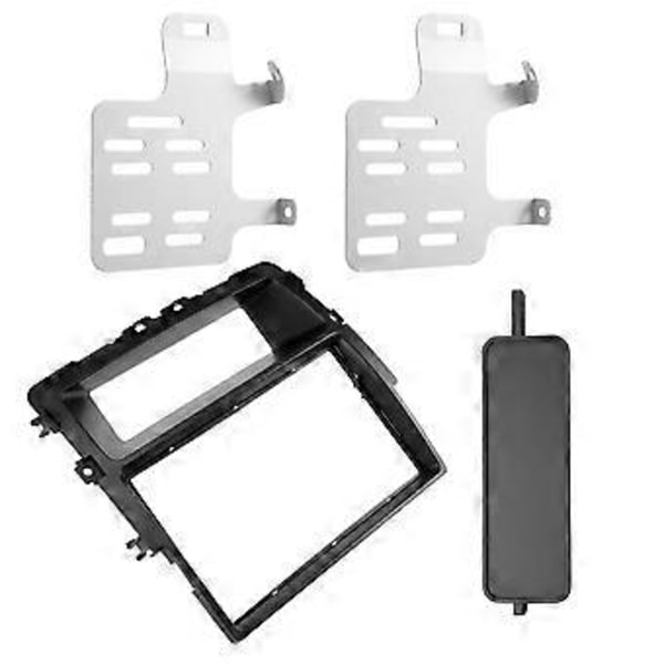2 Din Bilradio Fascia för Primastar Opel Vivaro Trafic II Installationsram Panel DVD Frontplatta Trim