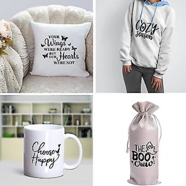 Infusible Ink Transferark Paket För Mug Press, Infusible Ink För Sublimering, 8st 1