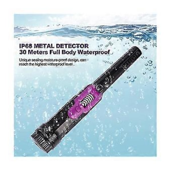 LED Display Metal Detektor Pinpointer Håndholdt Pin Pointer IP68 Fuld Vandtæt Skattejagt Til
