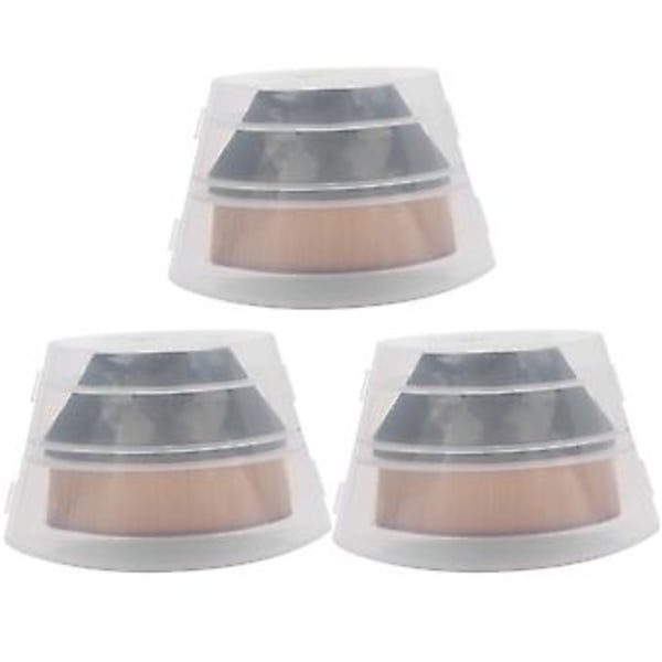 3 stk. Makeup Flydende Foundation Børster Kosmetisk Flad Blush Børster Kosmetiske Børster Sort