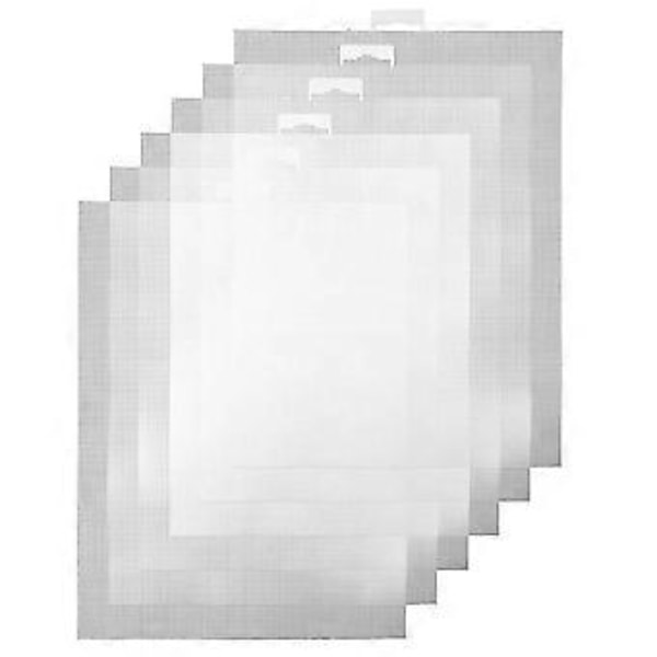 6 Stycken Plast Canvas Ark, Broderi Öljettnät, Plastnät Ark för DIY Handgjorda Stickprojekt