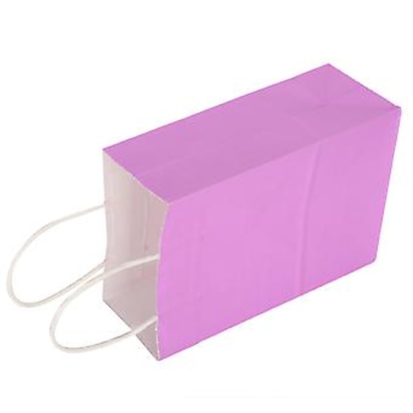 Violetit voimapaperikassit - 10 kpl 15x8x21cm lahjakassit ostoksille ja syntymäpäiväjuhliin