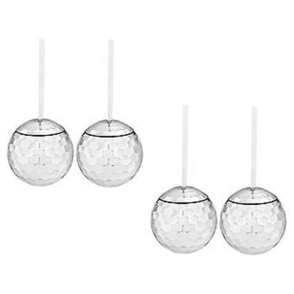 Sett med 4 Ball Glitter Flash Ball Te-flaske For Drikke