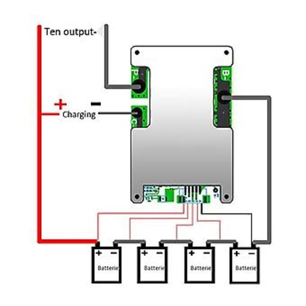 4s 12v 100a Po4 Kort Med Ba/förbättrad Bms Pcb Kort