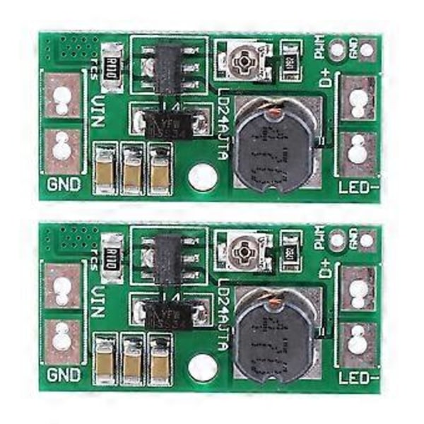 2 st LD24AJTA LED-drivkretskort 20W DC6~25V Justerbar PWM-styrd DCDC Buck Converter