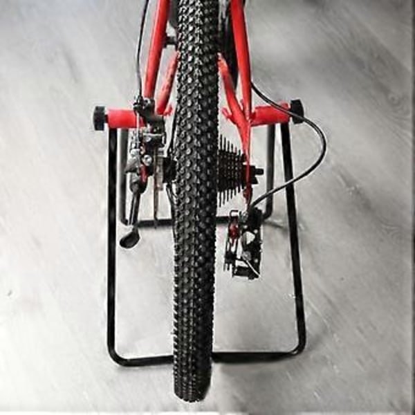 Foldbar Cykel Gulvstativ Cykelstativ Reparationsstativ Trekant Cykelparkeringsholder til Mountain- og Racercykler