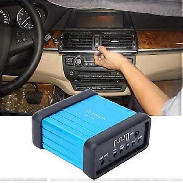 HF54 Forforstærker Audio Receiver Box Kompatibel med Bluetooth TF Kort USB Dekodning Afspilning med Fjernbetjening