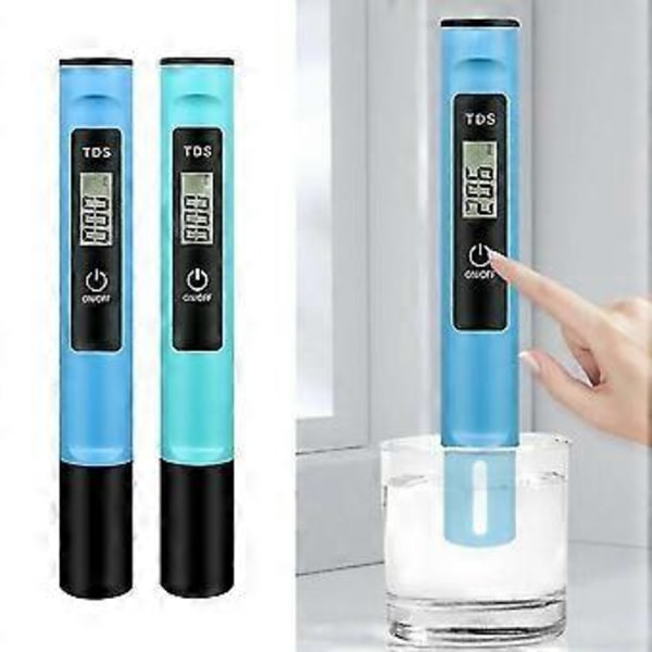 By Lcd Digital Elektrisk Ph-mätare Testare Fick Hydroponics Akvarium Vattentest Penna. (blå)(1st)