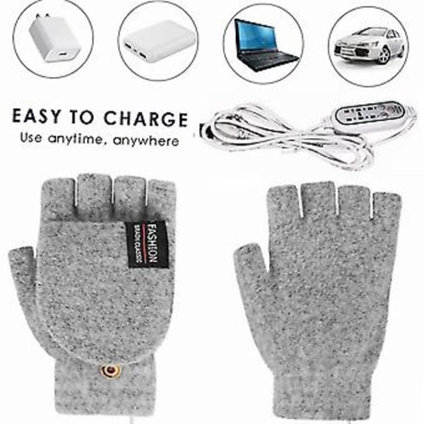 Usb Elektrisk Ed Gs Dobbeltsidet Ing Gs Genopladelig Justerbar Temperatur