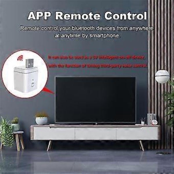 Tuya Multi-Mode Smart USB Bluetooth Gateway Adapter Switch 5V2A WiFi Strømadapter Ladehoved Stemmestyring Timing Control