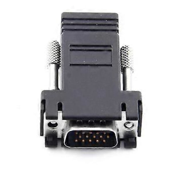 VGA Förlängare Hane Till Lan Cat5 Cat5e/6 RJ45 Ethernet Hona Konverter Adapter