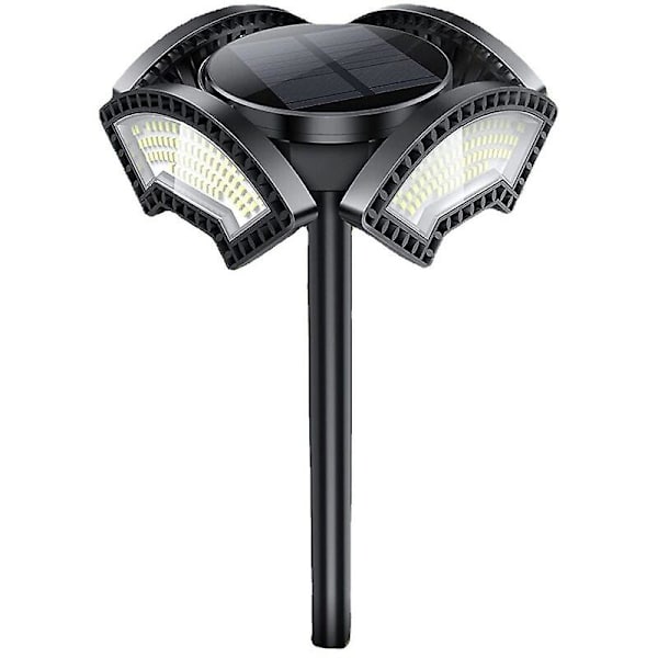 Solcellslampa utomhus 304 LED solcellslampa automatisk säkerhet trådlös solcellslampor inomhus och utomhus