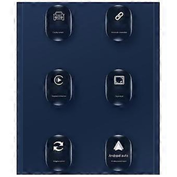 Langaton Carplay Android -sovitin 2 in 1 langaton sovitin autosovitin muuntaa langallisen Android Auton langattomaksi laatikoksi