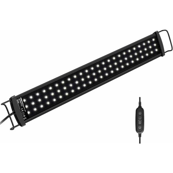 Slimled Led Aquarium Light, Freshwater Aquarium Lighting, White Aquarium Lights with Single Channel Controller, 43-60cm, 26W, 2340 Lm