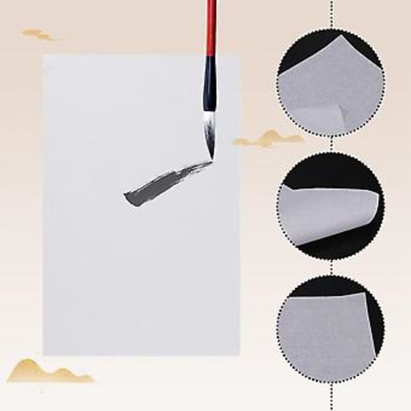 30 Ark Hvidt Malepapir Ris Papir Maleri Og Kalligrafi 36cm*25cm
