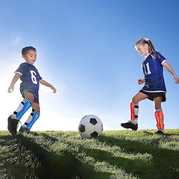 Ungdomsfodbold Skinnebeskyttere - Letvægts, Åndbart Lægbeskyttende Udstyr Til Børn Og Teenagere