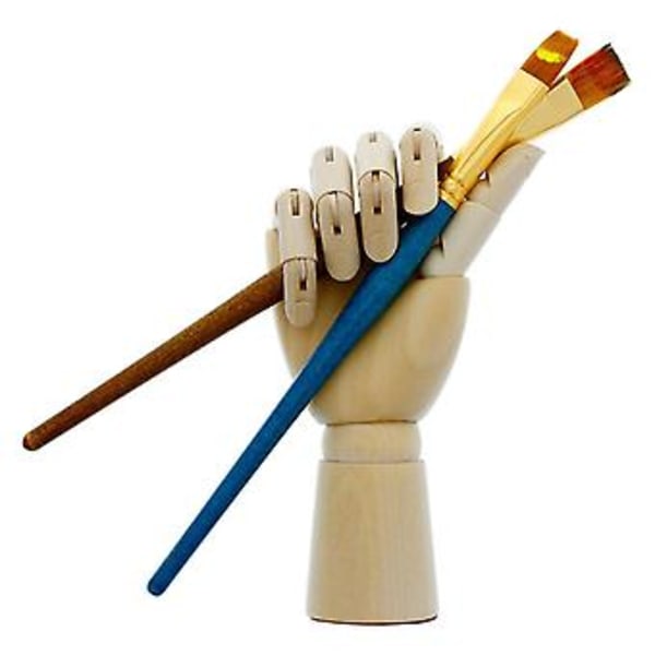 Konstnär Ing Manikin Articulerad Mquin Med Flexibel 10 Tum Höger Hand
