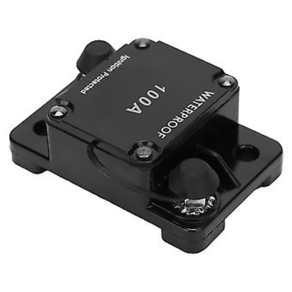 Strömbrytare Automatisk Återställning Säkringshållare Vattentät Automatisk Brytare DC12‑24V HT‑608 100A
