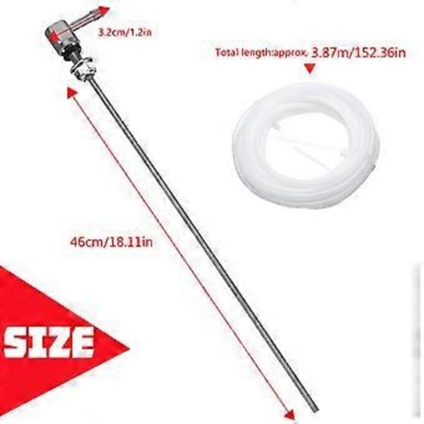 Set med 4 Värmarbränsle för Tankgivare Stigarör Uppsamlingsklämma Slangsats 40cm Lång
