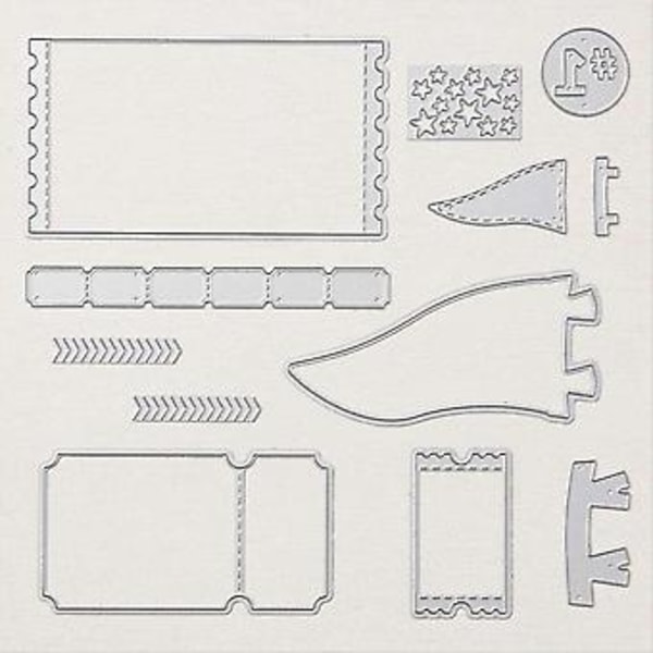 Stempler og dies for kortlaging DIY Scrapbooking Kunsthåndverk (5454)