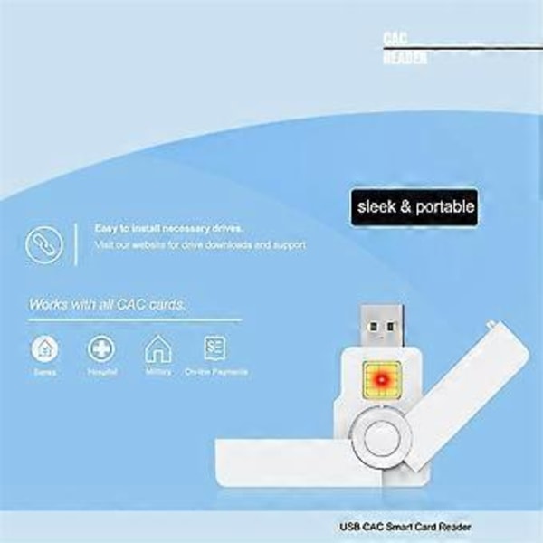 Kortinlukija USB C Älykäs Taitettava Type C Yleinen Pääsy Veroilmoitus SIM/ID/Pankkikortinlukija Puhelimelle Kannettavalle Tietokoneelle A