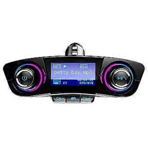 Bilspelare BT06 Bil Bluetooth MP3-spelare Multifunktionell Bluetooth Multi-Språk MP3 Universal LCD-skärm