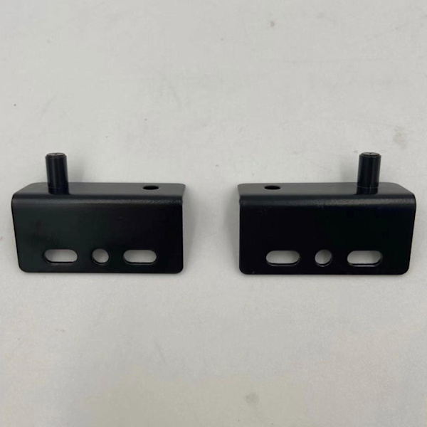 2 stk./sæt Tykk sort jernretvinklede svinghængsler Hardware tilbehør