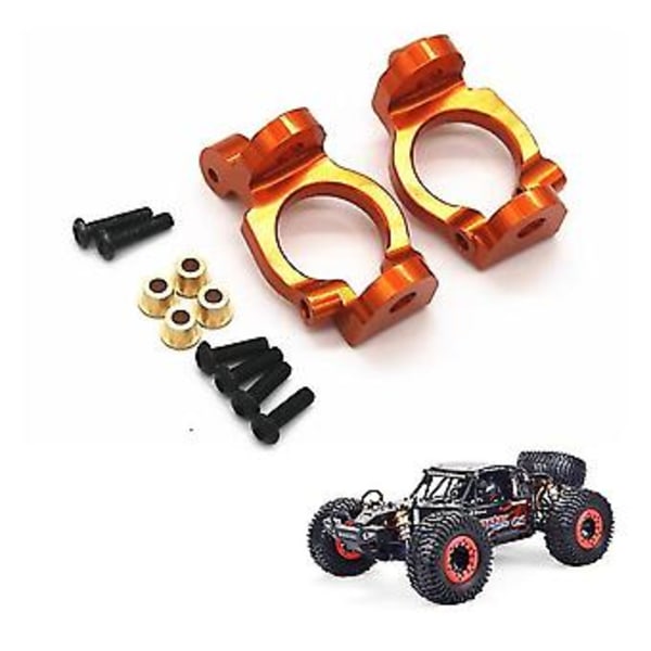 Metall Caster Blocks C-hub Bärarmar För Zd Racing -10 Dbx10 1/10 Rc Bil Uppgraderingsdelar Tillbehör, orange