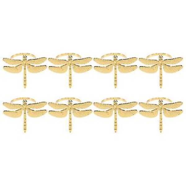 8 stk. Servietring DIY Hotel Bryllup Banket Borddisplay Metal Serviet Le Tm