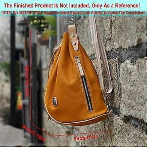 Sling Bag Akryl Mall, Läder Mönster Akryl Läder Mallar för Kapacitet Crossbody Ryggsäck, -42