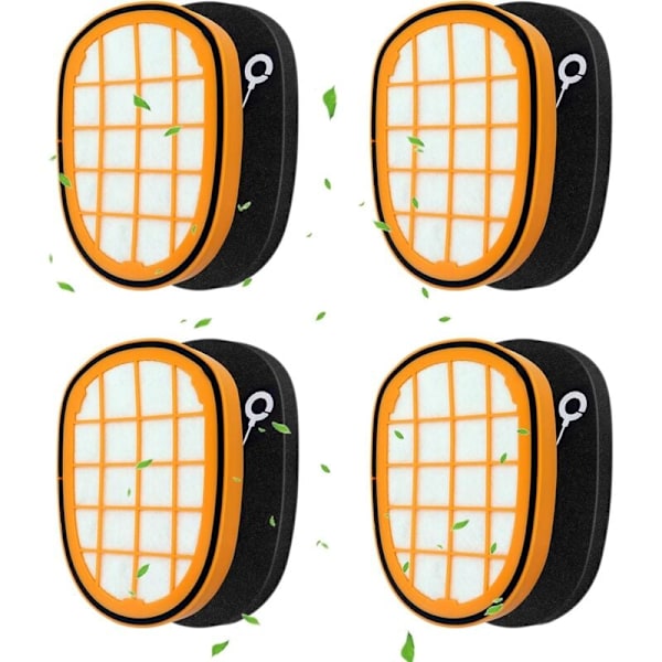 4 pakker filtre til Philips SpeedPro Max Aqua trådløs støvsuger FC6812 FC6813 FC6822 FC6823 FC6723 FC6901-FC6904 XC7042 XC8045 XC8147 FC6827 XC