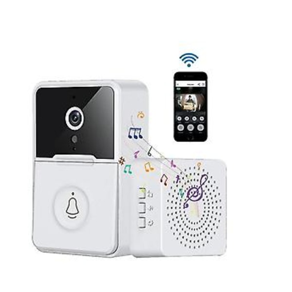 X3 Pro Dörrklocka Visuell Fjärrkontroll Dörrklocka Wifi Trådlös Ljud Hål Fri Tvåvägs Intercom Kamera