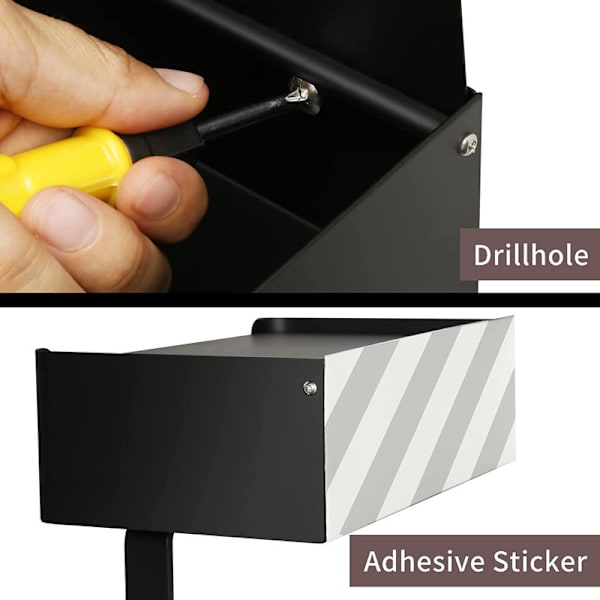 Toiletpapirholder med opbevaring til engangsservietter Dispenser og hylde, Toiletpapirholder Sort
