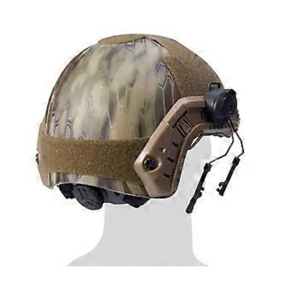 Hjelm Hurtig Skinnefester Headset Skinneadapter Headset Holder Sett Hjelm Skinneoppheng Brakett Hjelm