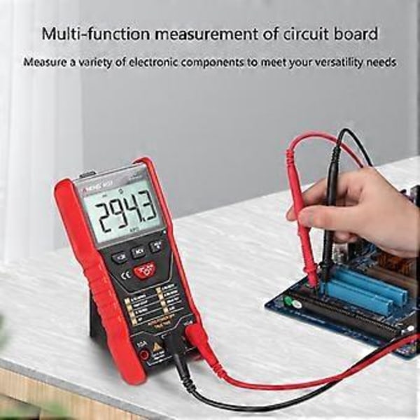 M21 6000 Räknar True RMS Multimeter Transistortestare Kapacitansmätare